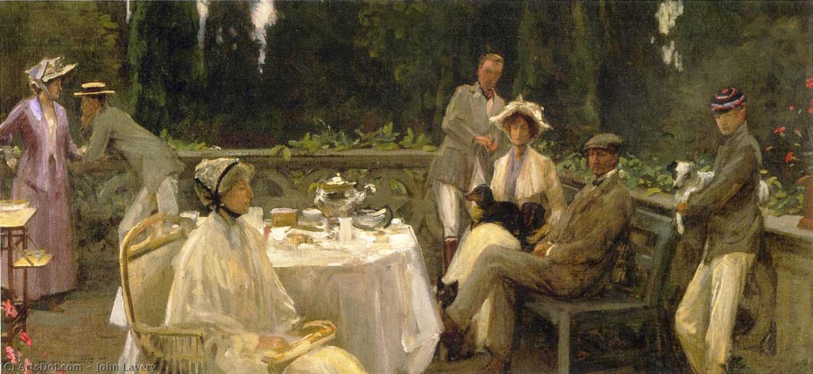Wikioo.org - The Encyclopedia of Fine Arts - Painting, Artwork by John Lavery - A Family Group