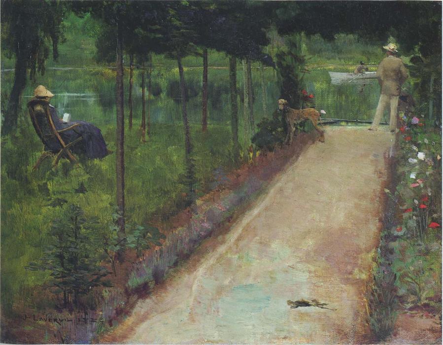 Wikioo.org - The Encyclopedia of Fine Arts - Painting, Artwork by John Lavery - A grey summer's day