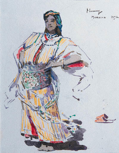Wikioo.org - Encyklopedia Sztuk Pięknych - Malarstwo, Grafika John Lavery - A Moorish Dancer