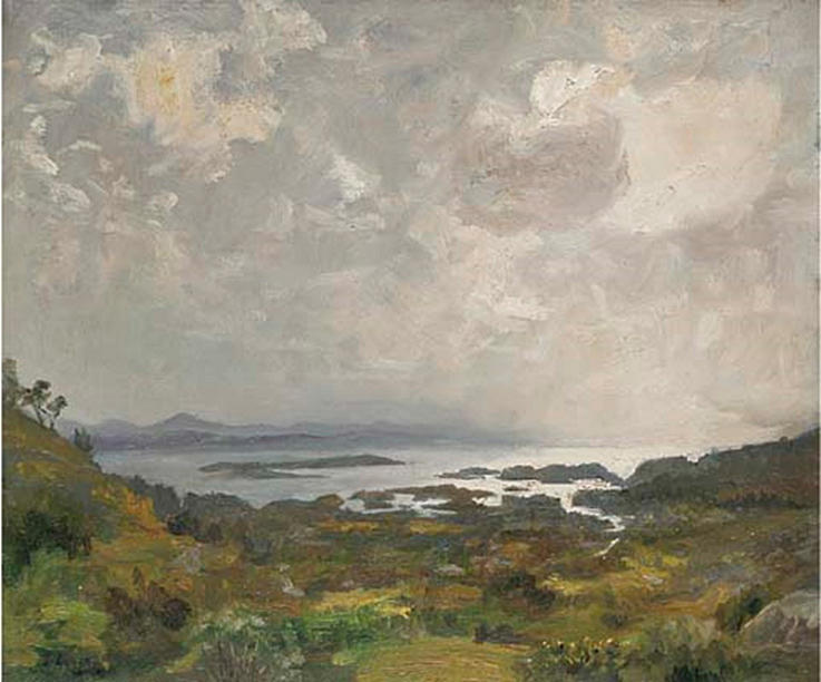 Wikioo.org - The Encyclopedia of Fine Arts - Painting, Artwork by John Lavery - Coast of Kerry