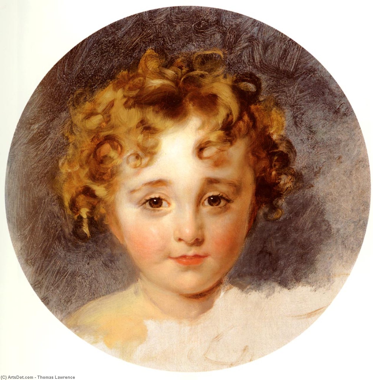 Wikioo.org - สารานุกรมวิจิตรศิลป์ - จิตรกรรม Thomas Lawrence - Portrait Of The Hon, George Fane