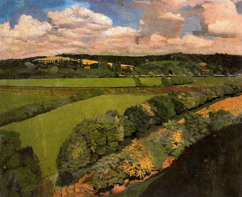 Wikioo.org - The Encyclopedia of Fine Arts - Painting, Artwork by Stanley Spencer - Cookham