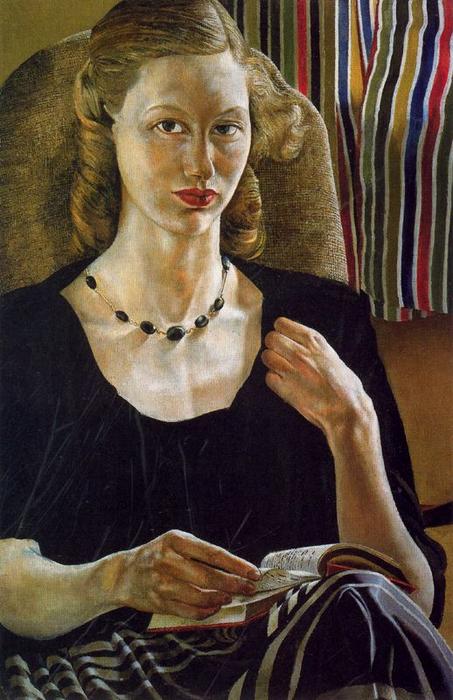 WikiOO.org - Encyclopedia of Fine Arts - Målning, konstverk Stanley Spencer - Portrait of Daphne Spencer