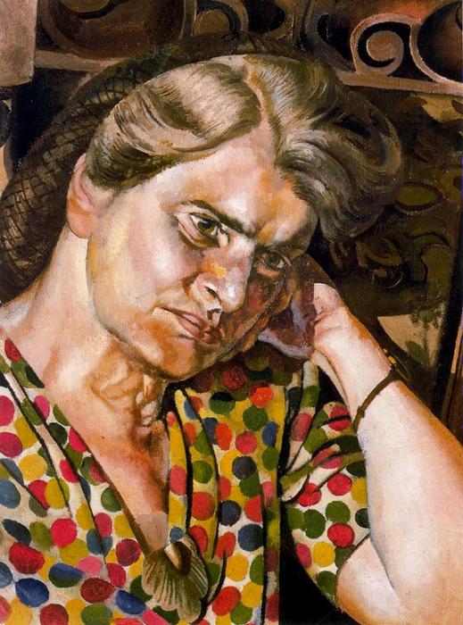WikiOO.org - Güzel Sanatlar Ansiklopedisi - Resim, Resimler Stanley Spencer - Portrait of Hilda Carline 1