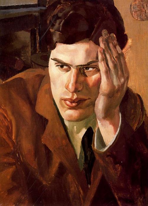 WikiOO.org - Encyclopedia of Fine Arts - Maľba, Artwork Stanley Spencer - Portrait of Richar Carline