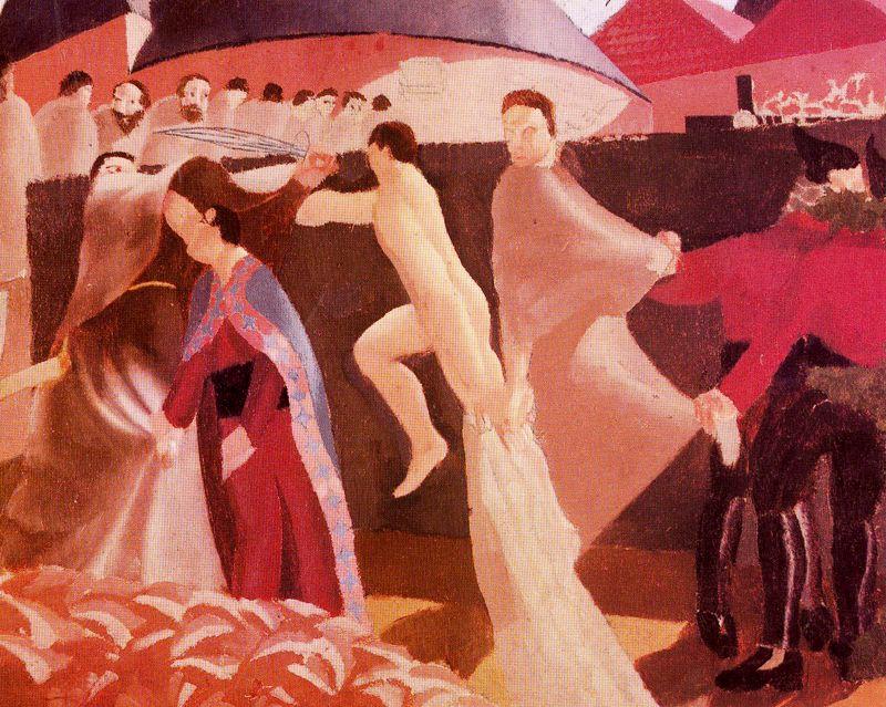 Wikioo.org – La Enciclopedia de las Bellas Artes - Pintura, Obras de arte de Stanley Spencer - ExtremoOriente traición alprincipio Versión