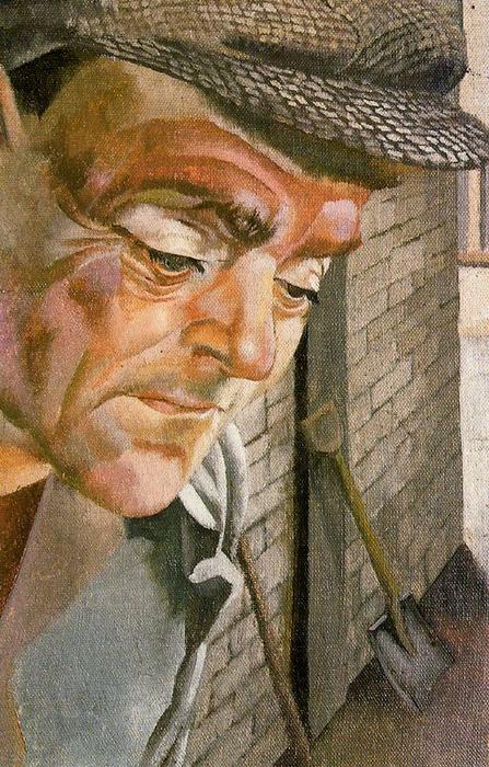 WikiOO.org - Encyclopedia of Fine Arts - Lukisan, Artwork Stanley Spencer - The Furnace Man