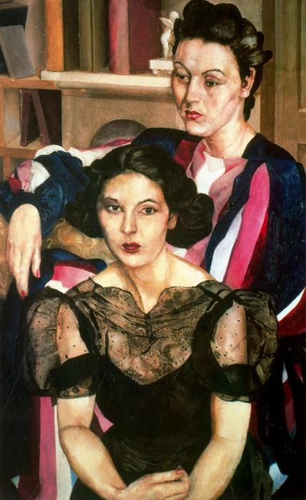 Wikioo.org - Encyklopedia Sztuk Pięknych - Malarstwo, Grafika Stanley Spencer - The Sisters