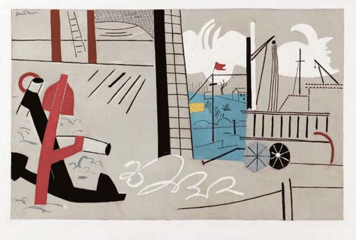 Wikioo.org - The Encyclopedia of Fine Arts - Painting, Artwork by Stuart Davis - Anchors