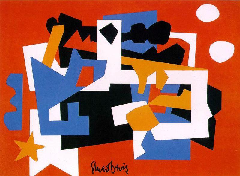 Wikioo.org - The Encyclopedia of Fine Arts - Painting, Artwork by Stuart Davis - Colonial Cubism