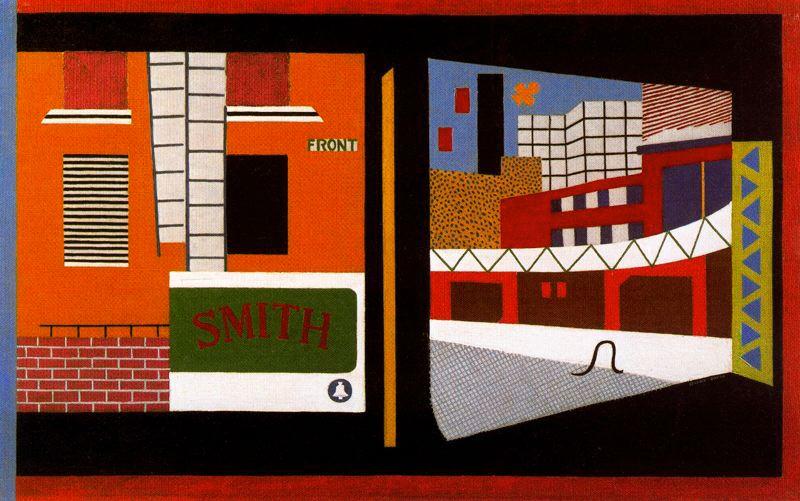 Wikioo.org - The Encyclopedia of Fine Arts - Painting, Artwork by Stuart Davis - House and Street