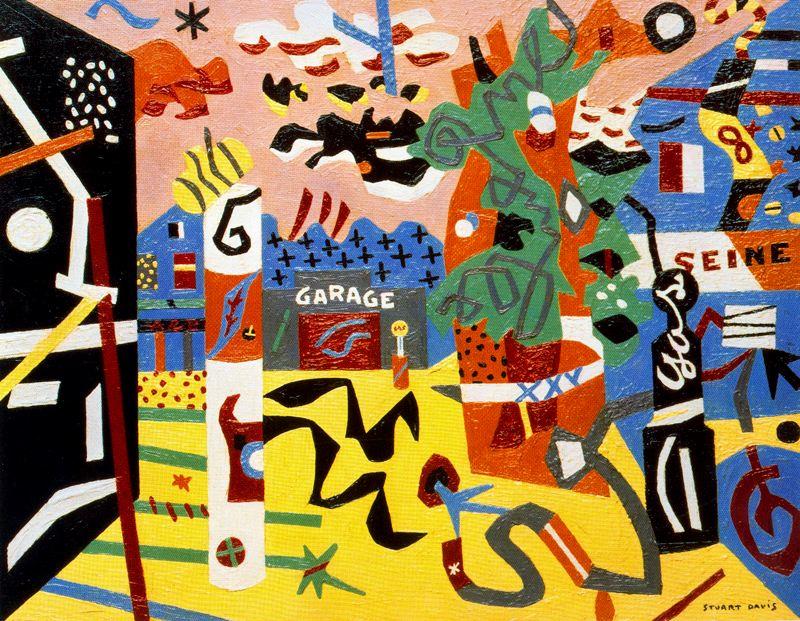 Wikioo.org - The Encyclopedia of Fine Arts - Painting, Artwork by Stuart Davis - Report from Rockport