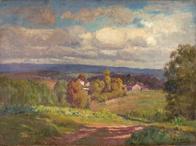 Wikioo.org - The Encyclopedia of Fine Arts - Painting, Artwork by Theodore Clement Steele - A Day of Clouds (Summer Sky, to the North)