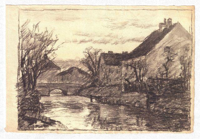 WikiOO.org - Encyclopedia of Fine Arts - Schilderen, Artwork Theodore Clement Steele - A river