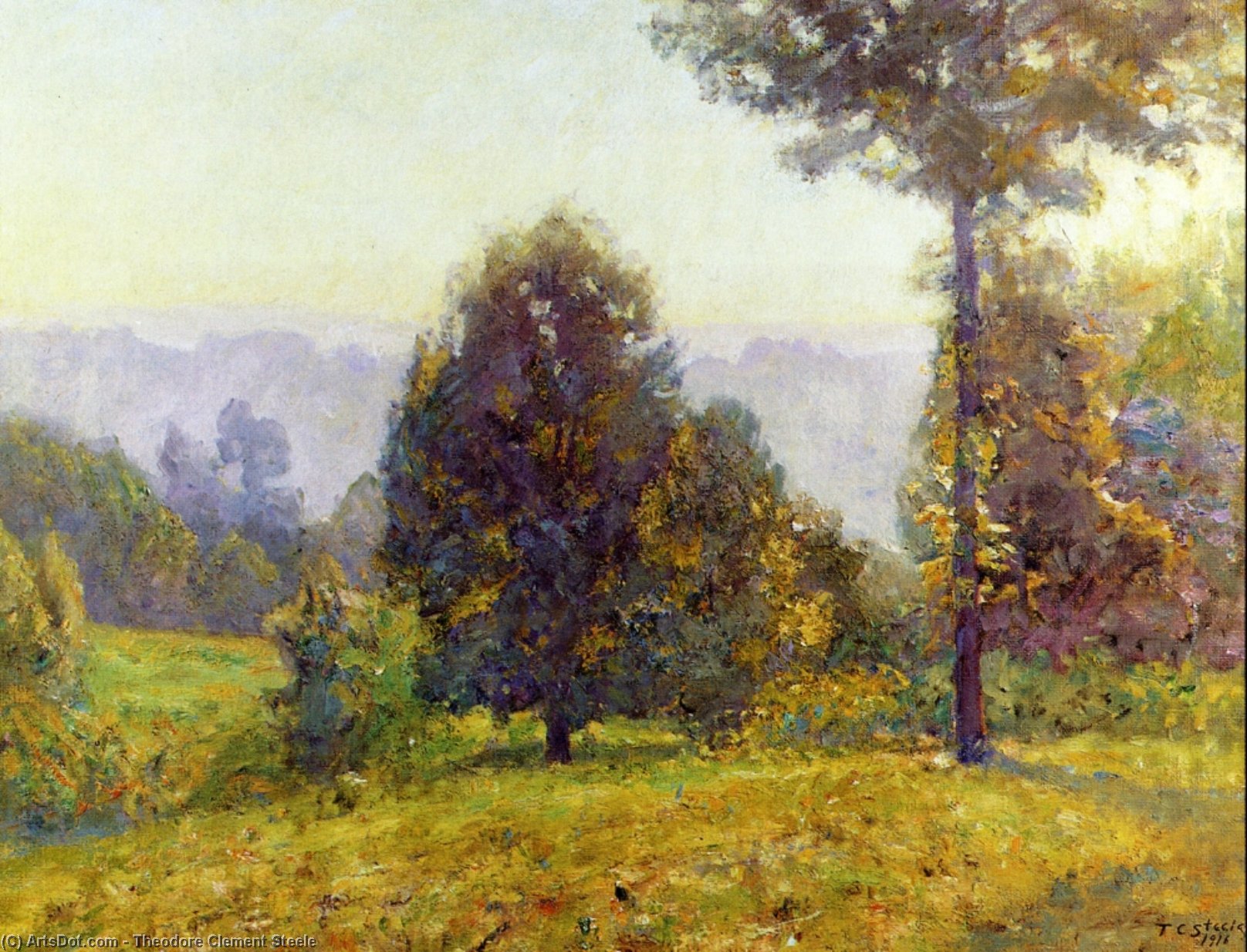 Wikioo.org - The Encyclopedia of Fine Arts - Painting, Artwork by Theodore Clement Steele - Brown County