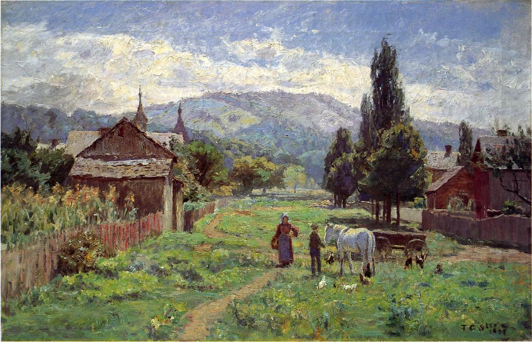 Wikioo.org - The Encyclopedia of Fine Arts - Painting, Artwork by Theodore Clement Steele - Cumberland Mountains