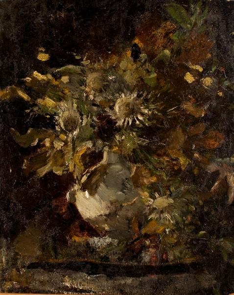 WikiOO.org - אנציקלופדיה לאמנויות יפות - ציור, יצירות אמנות Theodore Clement Steele - Flowers 1