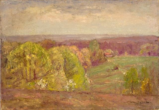 WikiOO.org - Енциклопедія образотворчого мистецтва - Живопис, Картини
 Theodore Clement Steele - Landscape 3