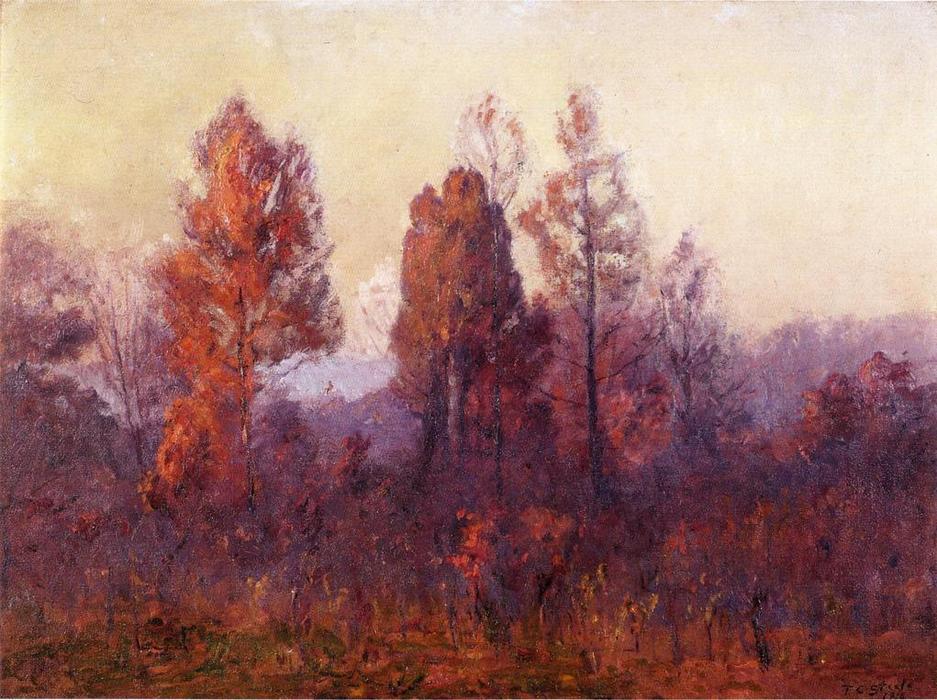 Wikioo.org - The Encyclopedia of Fine Arts - Painting, Artwork by Theodore Clement Steele - Last Hour of the Day