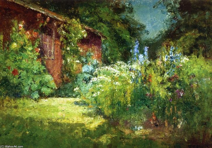 Wikioo.org - The Encyclopedia of Fine Arts - Painting, Artwork by Theodore Clement Steele - Selma's Garden
