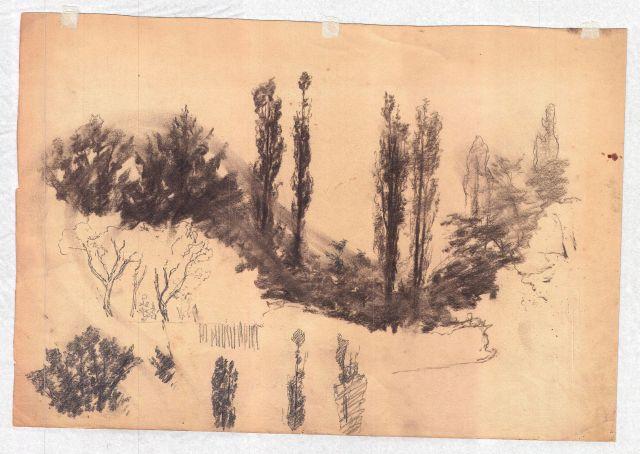 WikiOO.org - دایره المعارف هنرهای زیبا - نقاشی، آثار هنری Theodore Clement Steele - Trees 2