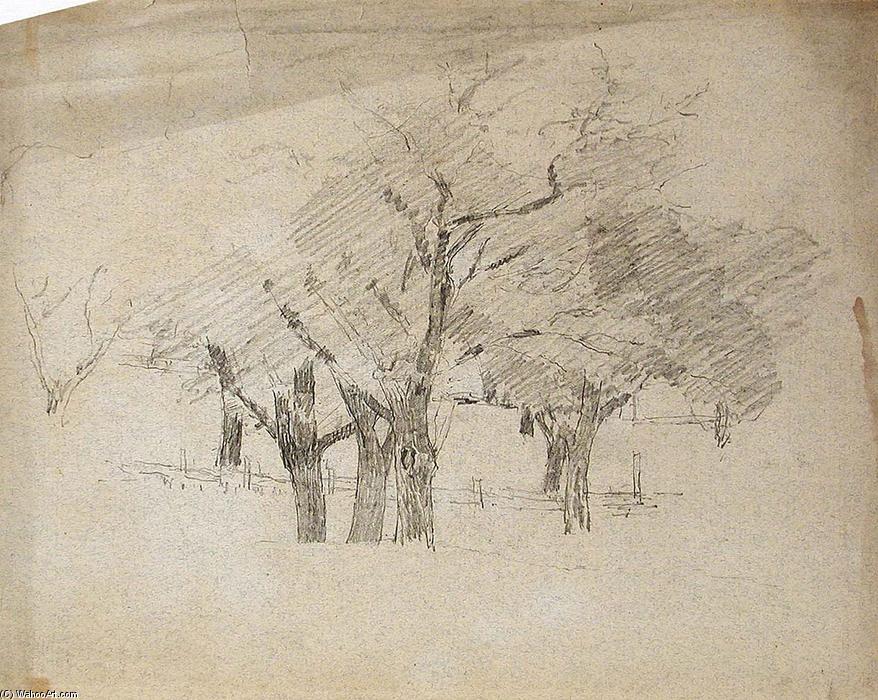 WikiOO.org - Encyclopedia of Fine Arts - Maľba, Artwork Theodore Clement Steele - Trees