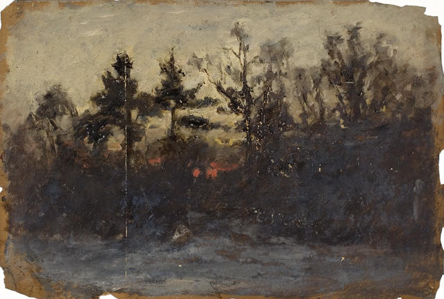 Wikioo.org - The Encyclopedia of Fine Arts - Painting, Artwork by Theodore Clement Steele - Untitled landscape 2