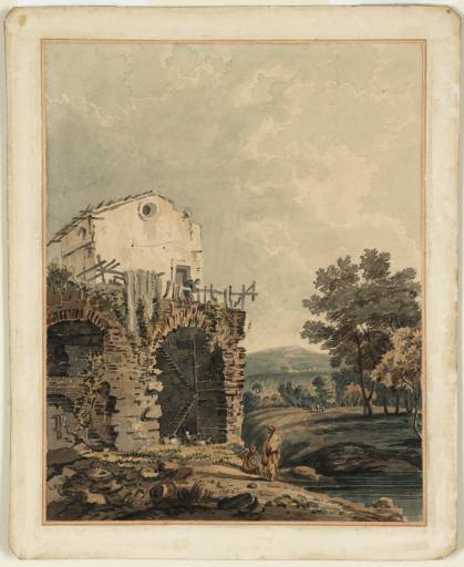 Wikioo.org – L'Encyclopédie des Beaux Arts - Peinture, Oeuvre de Thomas Girtin - La Villa d Hadrien, après R. Wilson