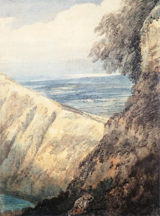 WikiOO.org - دایره المعارف هنرهای زیبا - نقاشی، آثار هنری Thomas Girtin - The Dorset Coast