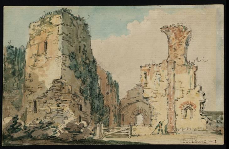 WikiOO.org - Енциклопедія образотворчого мистецтва - Живопис, Картини
 Thomas Girtin - The Ruins of Middleham Castle, Yorkshire