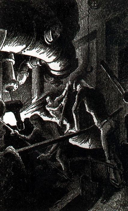 WikiOO.org - Енциклопедія образотворчого мистецтва - Живопис, Картини
 Thomas Hart Benton - Blast Furnace 2