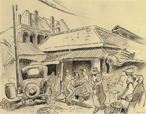 WikiOO.org - Енциклопедія образотворчого мистецтва - Живопис, Картини
 Thomas Hart Benton - New Orleans Market