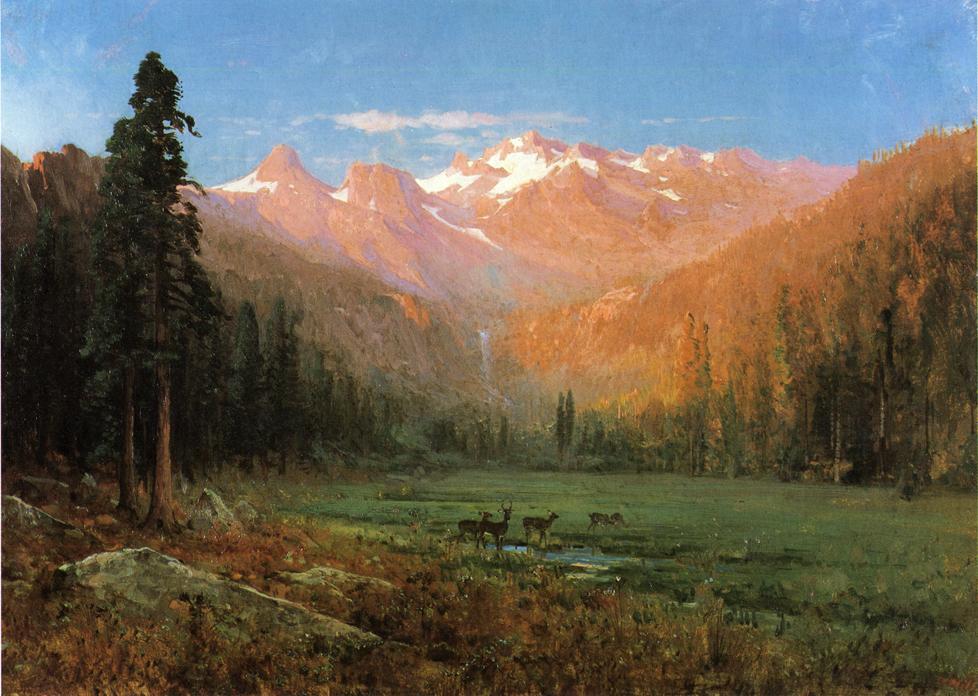 Wikioo.org - The Encyclopedia of Fine Arts - Painting, Artwork by Thomas Hill - View of Cascade Lake, near Tahoe