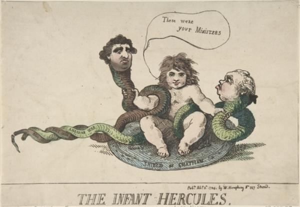 WikiOO.org - Енциклопедія образотворчого мистецтва - Живопис, Картини
 Thomas Rowlandson - The Infant Hercules