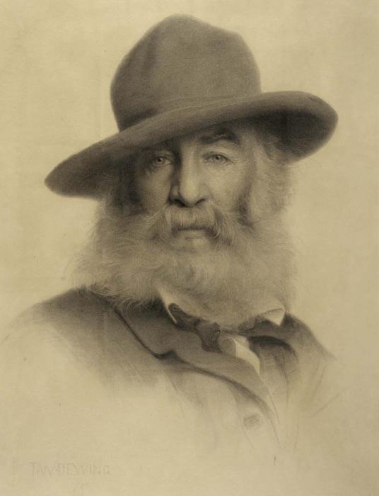 WikiOO.org - Encyclopedia of Fine Arts - Maľba, Artwork Thomas Wilmer Dewing - Walt Whitman
