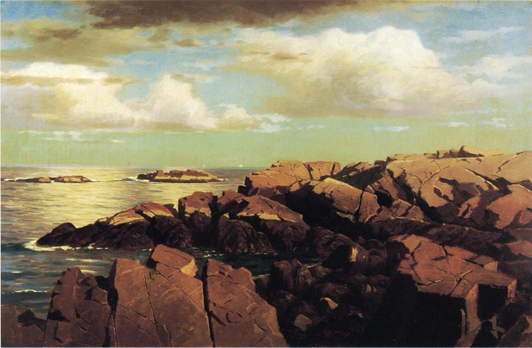Wikioo.org - The Encyclopedia of Fine Arts - Painting, Artwork by William Stanley Haseltine - After a Shower, Nahant, Massachusetts