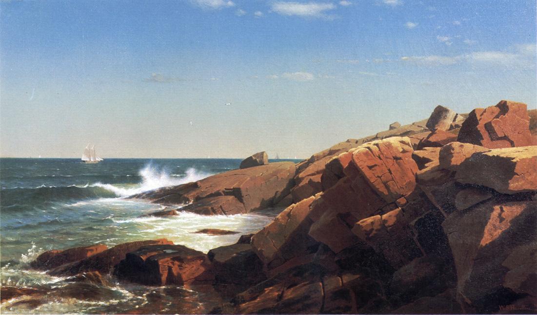 WikiOO.org - Енциклопедія образотворчого мистецтва - Живопис, Картини
 William Stanley Haseltine - Indian Rock, Narragansett, Rhode Island