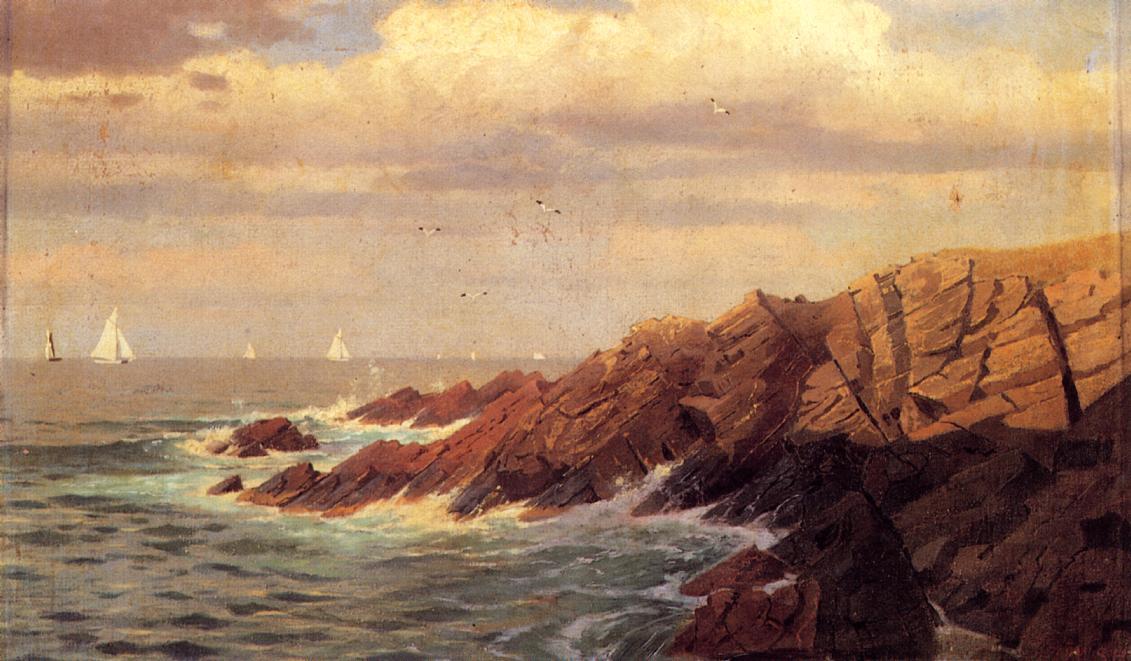 Wikioo.org - The Encyclopedia of Fine Arts - Painting, Artwork by William Stanley Haseltine - Seascape