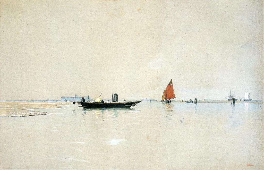 Wikioo.org - The Encyclopedia of Fine Arts - Painting, Artwork by William Stanley Haseltine - Venetian Lagoon