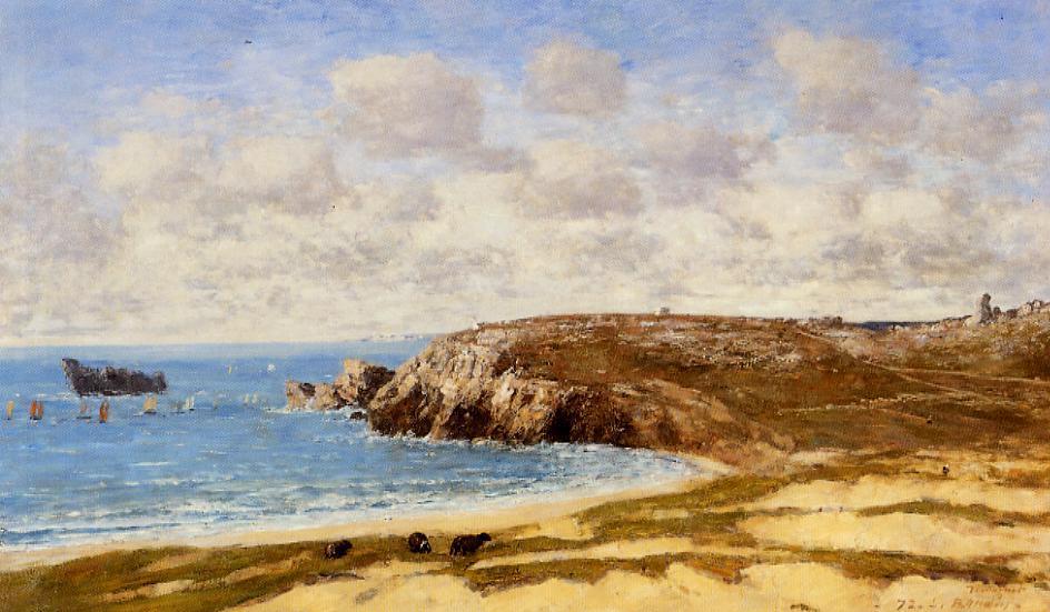 Wikioo.org - The Encyclopedia of Fine Arts - Painting, Artwork by Eugène Louis Boudin - Camaret, le Toulinguet