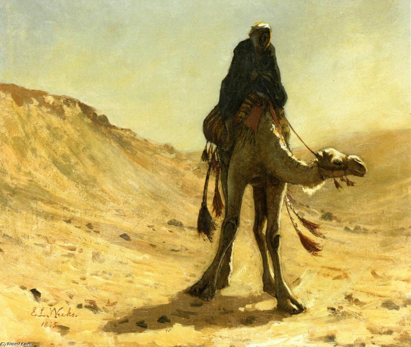 Wikioo.org - The Encyclopedia of Fine Arts - Painting, Artwork by Edwin Lord Weeks - The Camel Rider