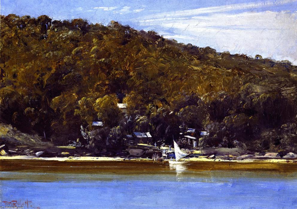 Wikioo.org - The Encyclopedia of Fine Arts - Painting, Artwork by Thomas William Roberts - The Camp, Sirius Cove