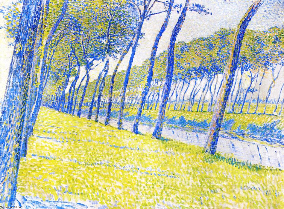 Wikioo.org - The Encyclopedia of Fine Arts - Painting, Artwork by Theo Van Rysselberghe - Canal in Flanders