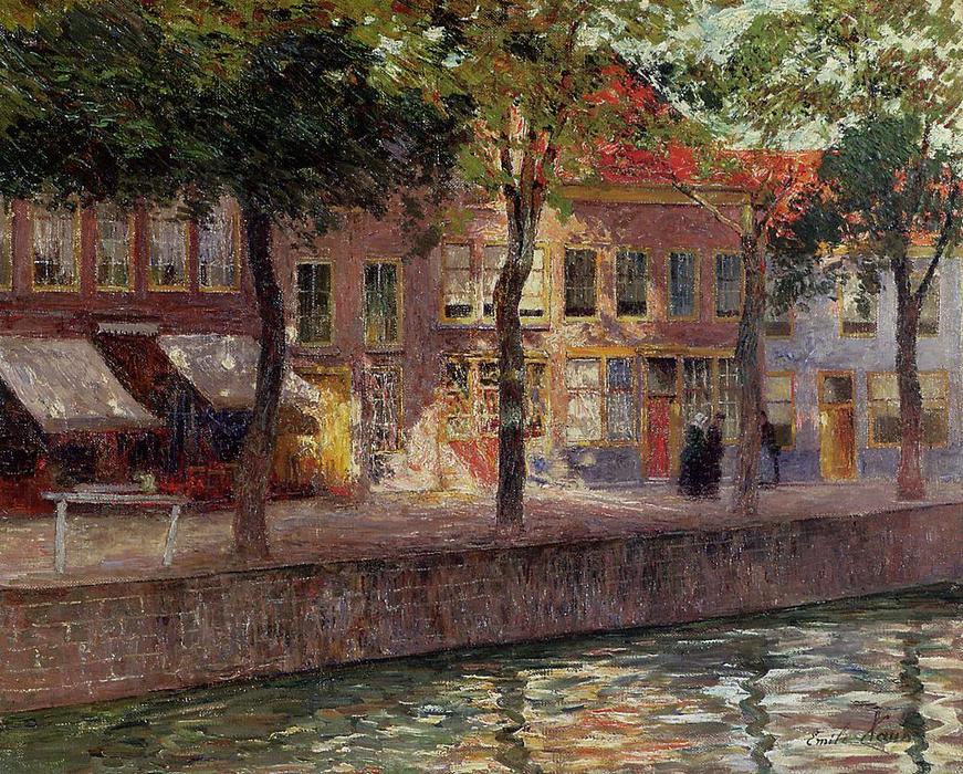 Wikioo.org - The Encyclopedia of Fine Arts - Painting, Artwork by Emil Claus - Canal in Zeeland