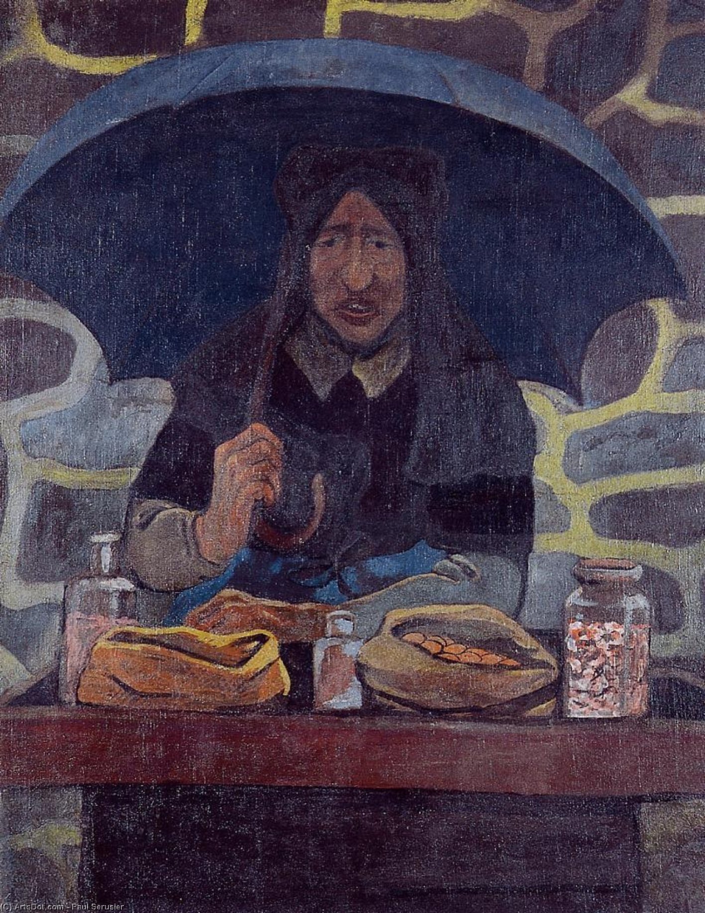 WikiOO.org - Encyclopedia of Fine Arts - Målning, konstverk Paul Serusier - The Candy Merchant