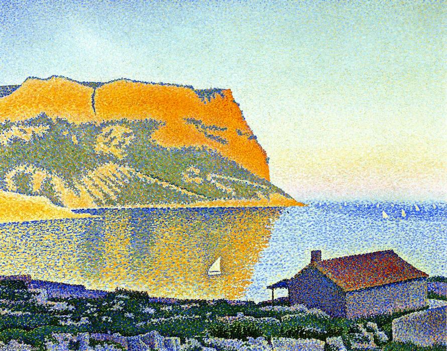 Wikioo.org - The Encyclopedia of Fine Arts - Painting, Artwork by Paul Signac - Cap Canaille, Cassis, Opus 200