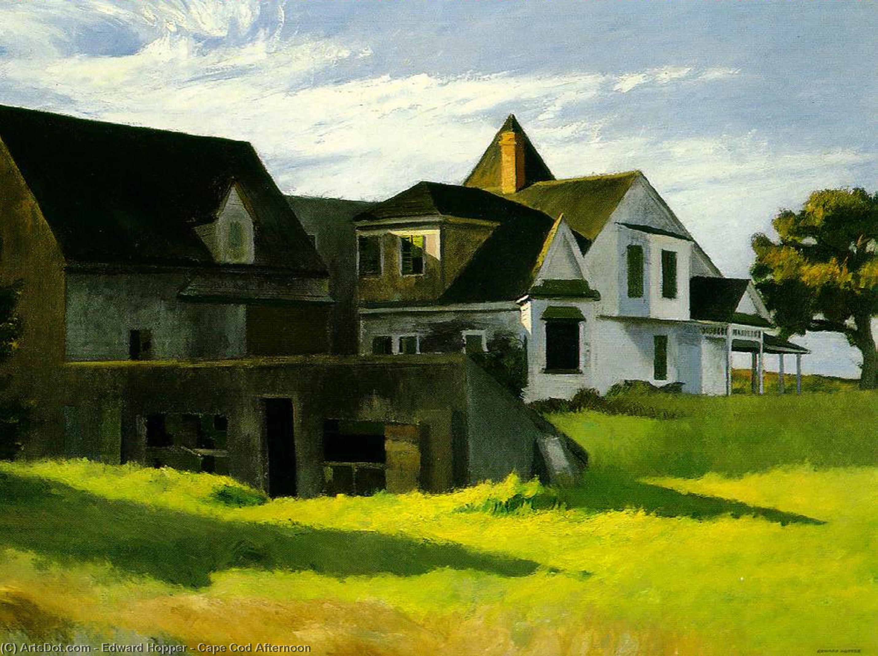 Wikioo.org - The Encyclopedia of Fine Arts - Painting, Artwork by Edward Hopper - Cape Cod Afternoon