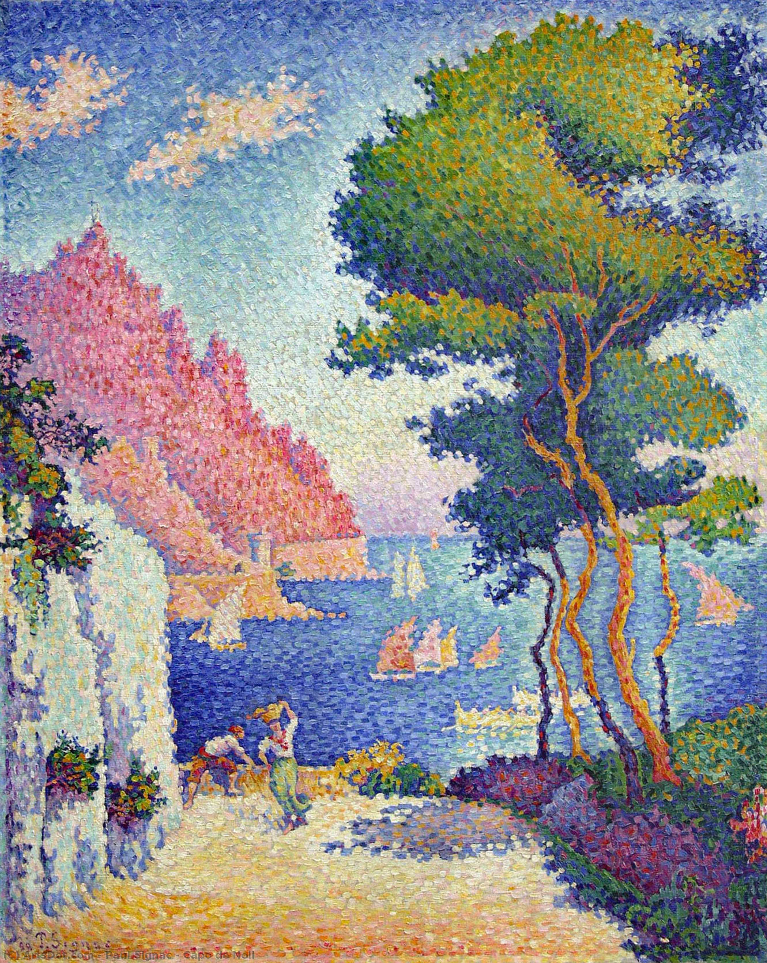 WikiOO.org - Encyclopedia of Fine Arts - Maľba, Artwork Paul Signac - Capo de Noli