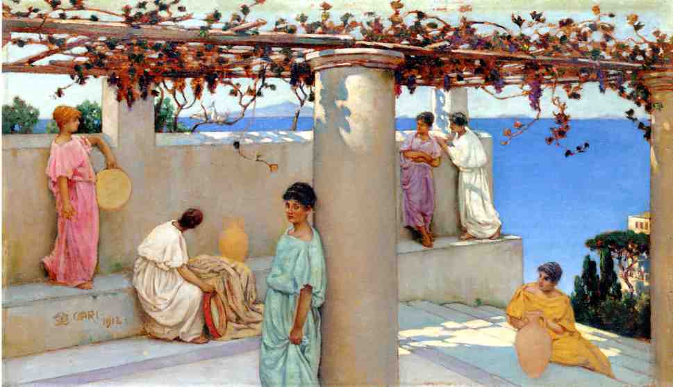 Wikioo.org - The Encyclopedia of Fine Arts - Painting, Artwork by Charles Caryl Coleman - Capri