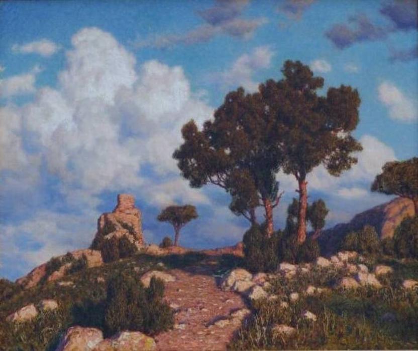 WikiOO.org - Encyclopedia of Fine Arts - Lukisan, Artwork Ivan Fedorovich Choultse - Capri at Sunset
